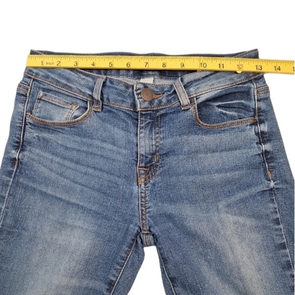 Refuge Women's‎ Denim Distressed Blue Jeans Skinny Size 4 - Picture 4 of 12